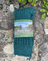 Petrol Irish Wool Neppy Socks | Women's