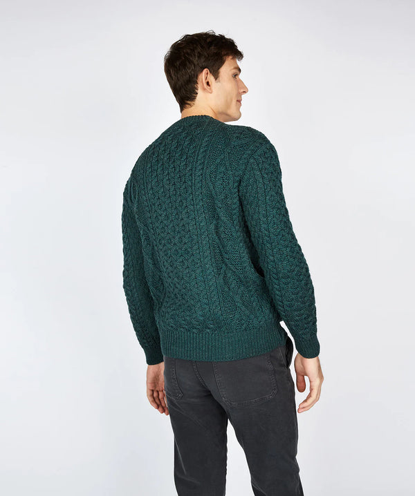 IrelandsEye Fearnóg Aran Sweater - Green