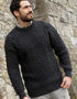 Inis Mor Aran Sweater | Charcoal