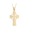 14K Gold Medium Celtic Cross Pendant
