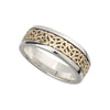 Gents Silver & Gold Trinity Knot Ring