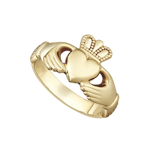 14K Gold Maids Claddagh Ring