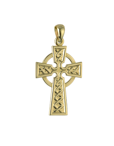 Solvar 9k Celtic Cross Charm s8304