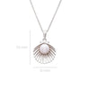 Sterling Silver Pearl Shell Necklace