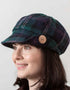 Ladies Irish Wool Button Newsboy Cap | McThomas