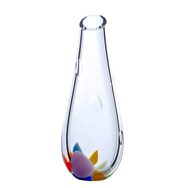 Wildflower Irish Glass Bud Vase