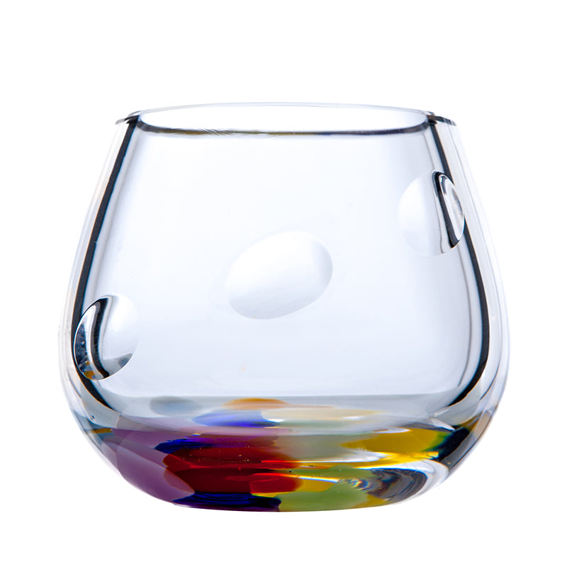 Irish Wildflower Glass Votive